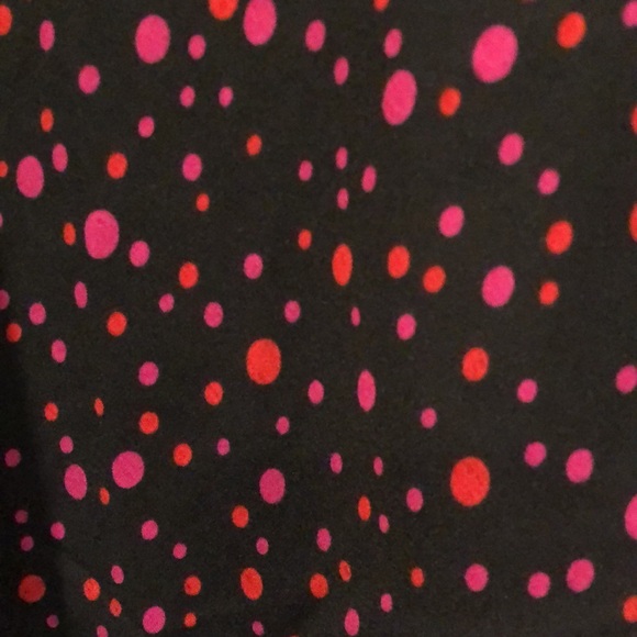 Motherhood Maternity sleeveless dress dark blue with pink and red dots, S, EUC - Picture 4 of 4